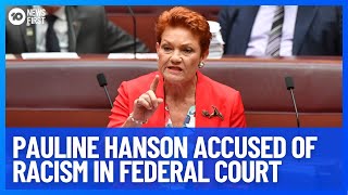 One Nation Leader Pauline Hanson Accused Of Racism In Federal Court | 10 News First