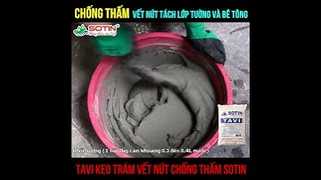 Xử lý nứt cổ trần bằng keo trám vết nứt chống thấm TAVI  #chongtham #xaydung #chốngthấm