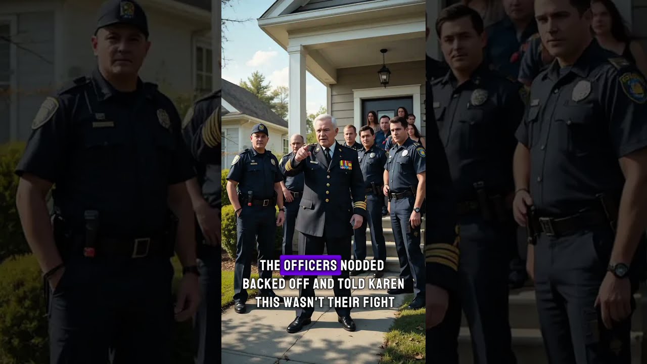 HOA Karen Called The Cops To Force Us Into Her On Day One Too Bad Grandpa A Retired U S General