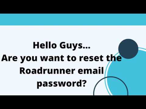 How to reset Roadrunner email password