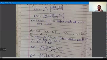 1. F.Y.B.Sc.(Paper-II) Differentiation-1 Dr.B.D.Gavhane