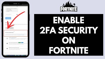 How to Enable 2FA Security on Fortnite (Quick & Easy!) | Turn On Fortnite Two Factor Authentication