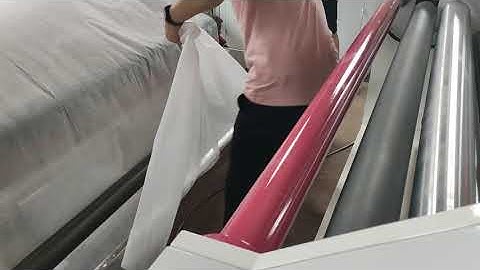 Automatic slitting and rewinding machine (Debug and operation video1)