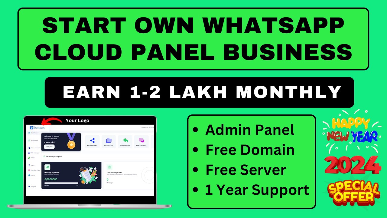 WhatsApp Cloud Panel Own Business | WhatsApp Cloud Admin Panel | Setup ...