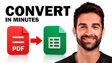 How To Convert PDF To Google Sheets | Easy and Fast!