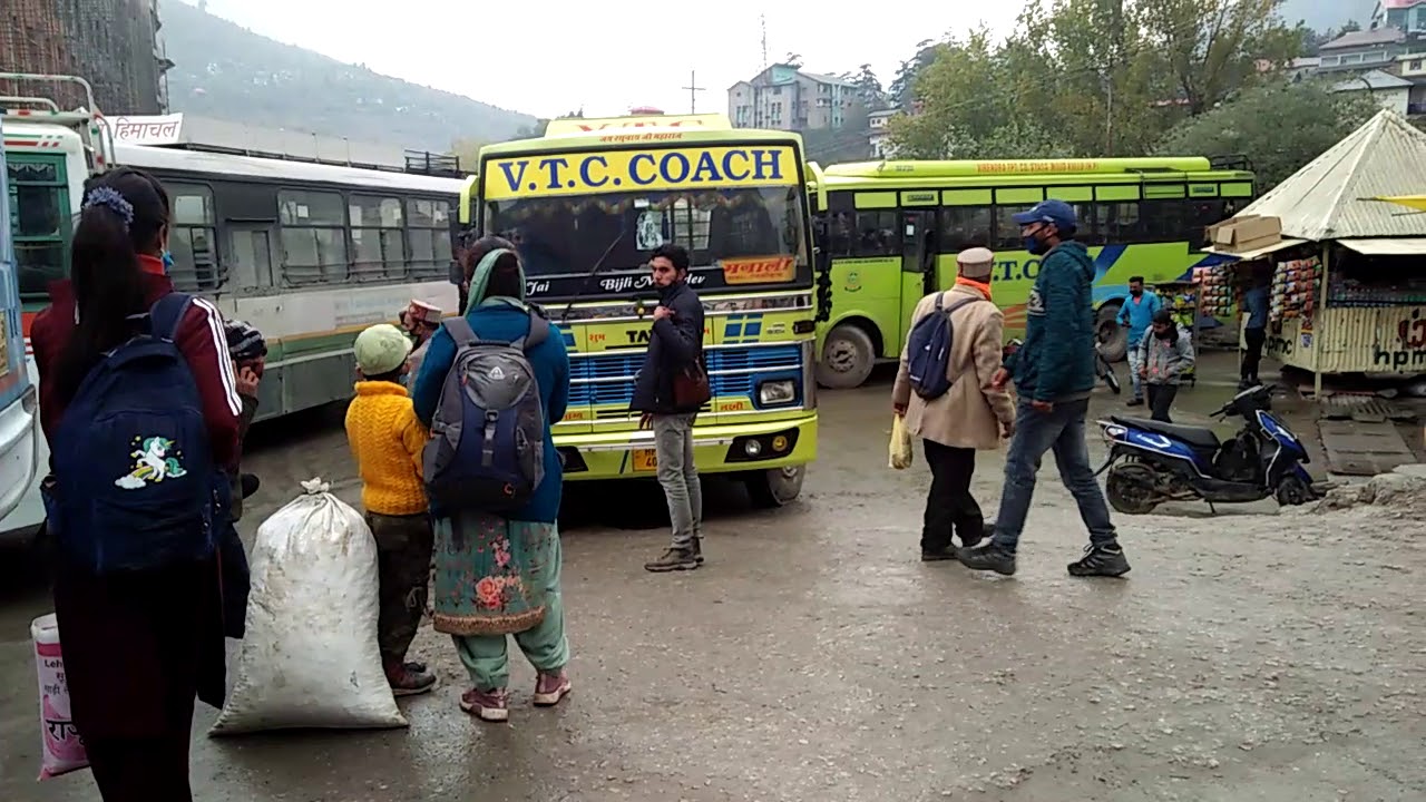 24 November 2020. Bus Stand (ISBT)Kullu Himachal Pradesh