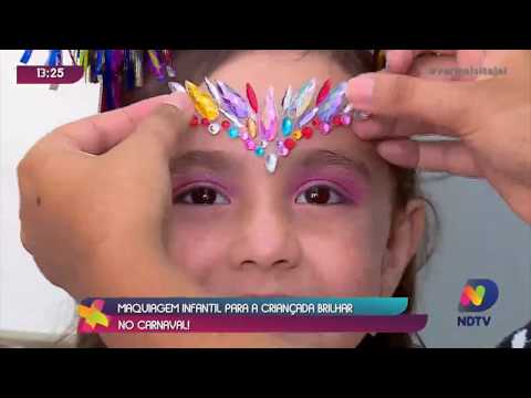 Pin em maquiagem infantil para Carnaval