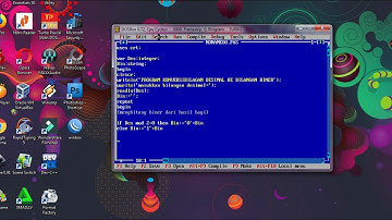 Pascal - Program Konversi Bilangan Desimal ke Bilangan Biner