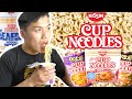 Instant Cup Noodle Taste Test  **TOM YUM 😱 , CRAB, CURRY, SEAFOOD Flavor**