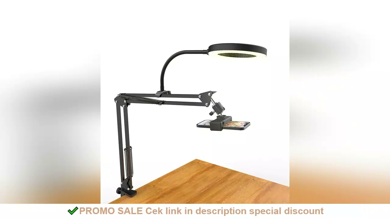 Overhead Tripod for Phone with Ring Light Desktop Cellphone Bracket for Video Shooting Table Mobile