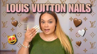 LOUIS VUITTON SNOW GLOBE Nails - Builder Gel Nails Tutorial - LGNPro