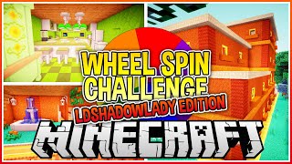 Minecraft Wheel Spin Challenge! (Lizzie Edition)
