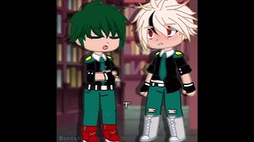 Thumbnail of Meaning of the song 🎵 II Deku ver. 💚 II #gachaclub #myheroacadmia #deku #bakudeku #bakugou #cute