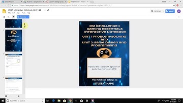 Interactive Notebook Instructions