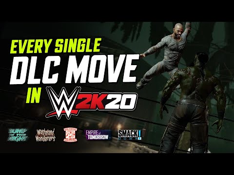 EVERY DLC MOVE in WWE 2K20! (237 New Moves, Taunts u0026 Paybacks) (All DLC Packs)