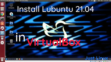 How to Install (Lubuntu 21.04) in (VirtualBox) - Just Linux