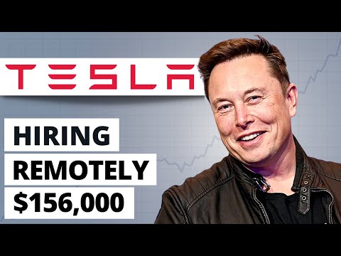 How to get these NEW REMOTE JOBS at Tesla $156,000+ | Hiring now