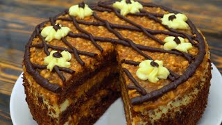 Торт ОРЕШЕК в КАРАМЕЛИ Потрясающий вкус!!! | Кулинарим с Таней Торт ОРЕШЕК в КАРАМЕЛИ Потрясающий вкус!!! | Кулинарим с Таней