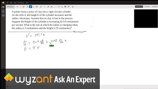 Solving a related rate word problem using implicit differentiation