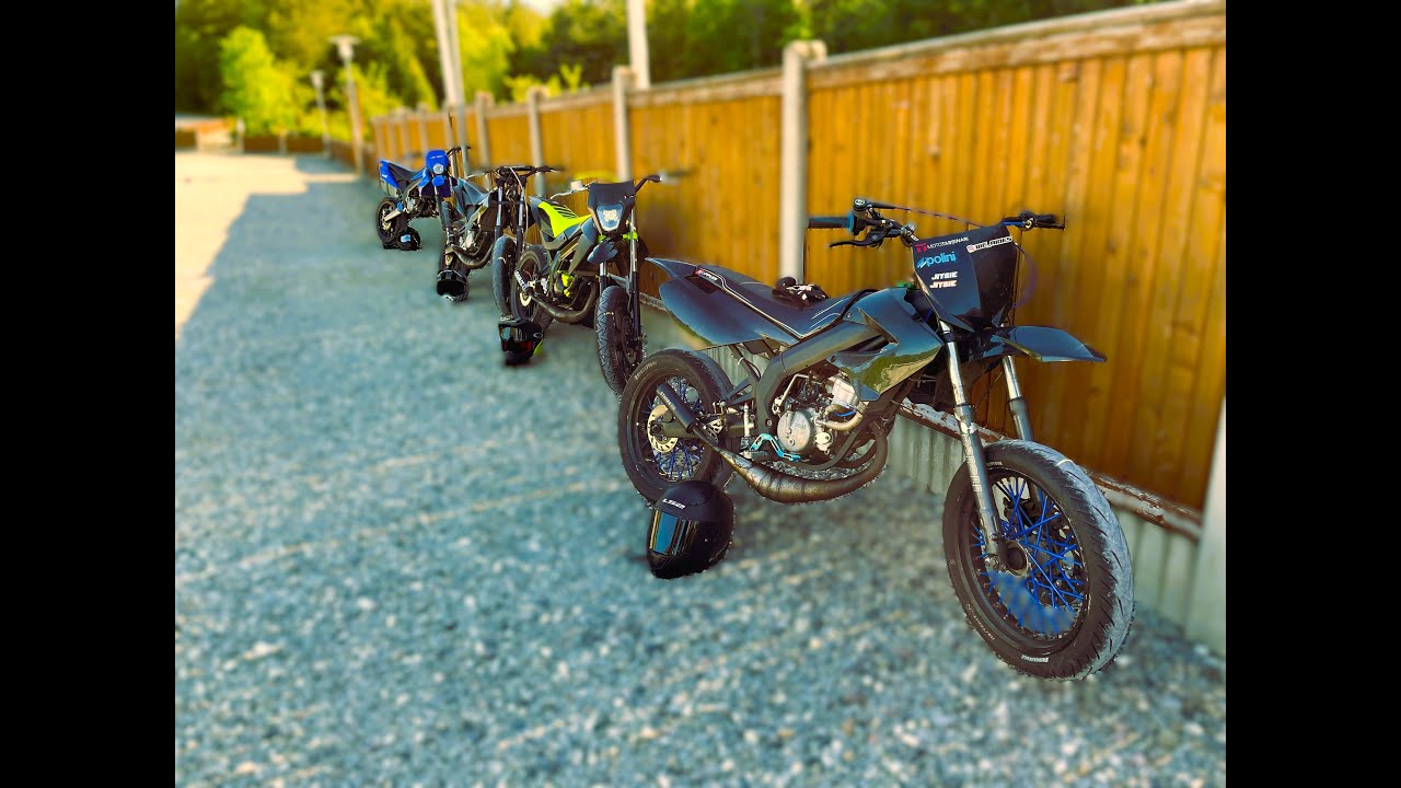 4 Gearmaskiner På Tur // Wheelies, raw 2 stroke and more // Knallertvlog #2