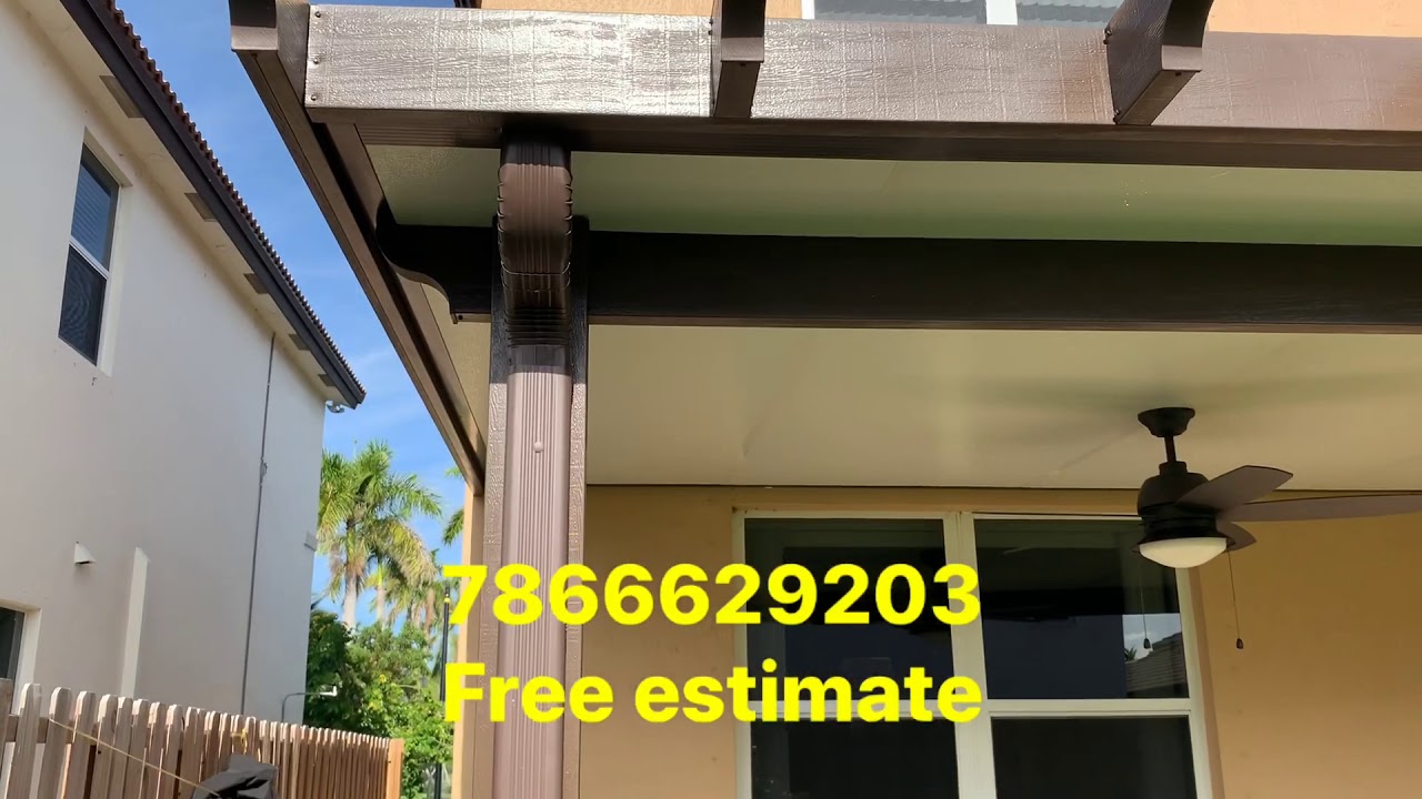 Pérgolas de aluminio en Miami florida YouTube