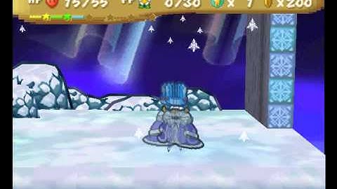 Paper Mario - No Action Command Playthrough Chapter 7 Boss: Crystal King