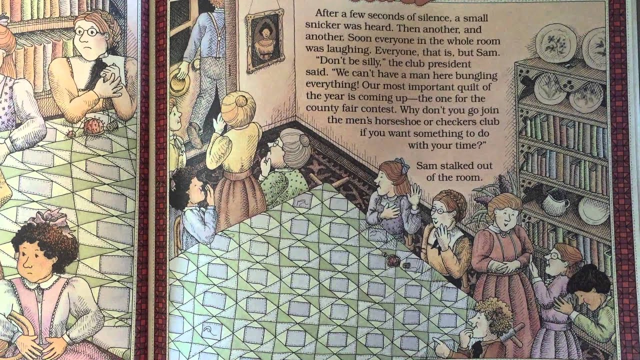 sam johnson and the blue ribbon quilt read aloud youtube