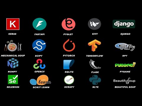 Каждая библиотека | модуля Python объясняется за 13 минут