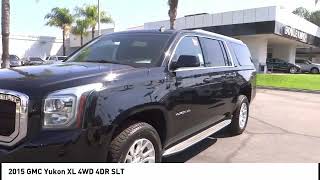 Carson XL Black and Cherry 3 Piece Entertainment Center Bundle for TVs up to 70; 2015 GMC Yukon XL SIGNAL HILL, LONG BEACH, SEAL BEACH, LAKEWOOD, CARSON PFR218708
