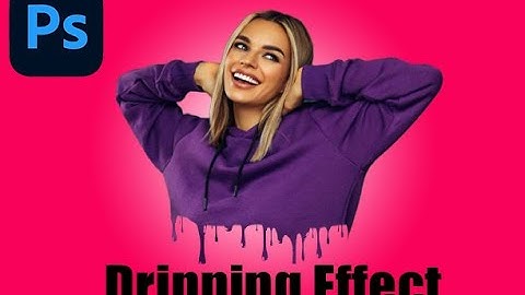 Dripping Effect on photoshop in just 2 minutes