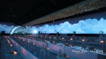 Video Mapping in Royal Saudi Wedding, in Armani Hotel by Olivier Dolz Wedding Planner-Dubai-PART 2