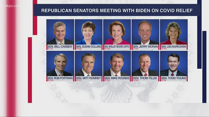 President Biden meeting with 10 GOP Senators pushing for a slimmed-down COVID-19 economic bill