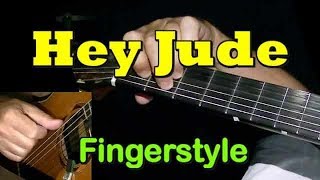 HEY JUDE: Fingerstyle Guitar Lesson + TAB by GuitarNick chords