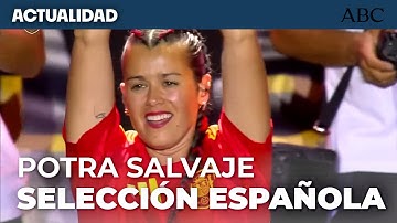 Thumbnail of EUROCOPA | La Selección Española vibra con el himno POTRA SALVAJE de  Isabel Aaiún en CIBELES