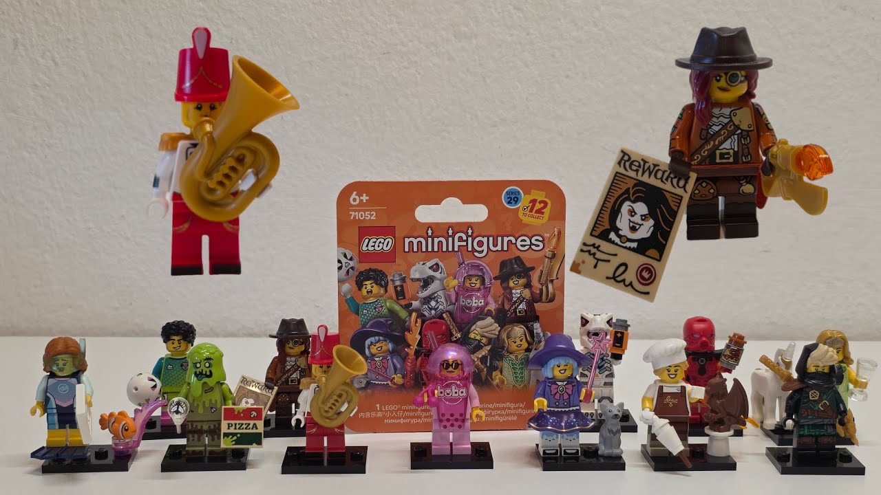 ゆうみん Review!LEGO 71052 Minifigures Series 29 - YouTube