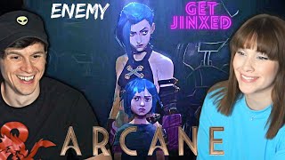 ARCANE Music Video Reaction: Get Jinxed and Enemy!