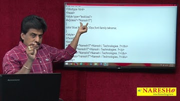 CSS3 Advanced Selectors Part 1 | CSS3 Tutorial | Mr. Subba Raju