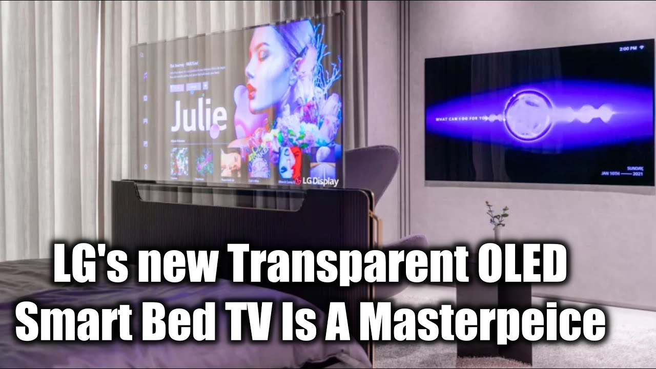 LG' New See Through OLED TV Will Rise up From your Bed