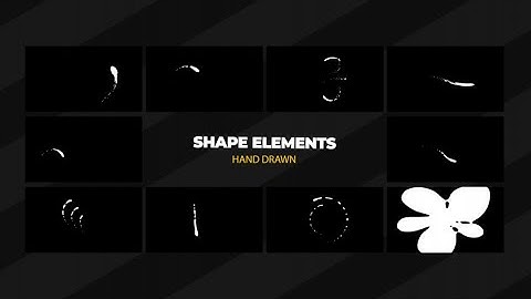 Swirls And Shapes Elements Pack Stock Motion Graphics