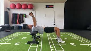 ISO Hip Thrust + Pullover DB