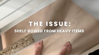How To Strengthen Ikea Pax/Komplement Wardrobe Shelves