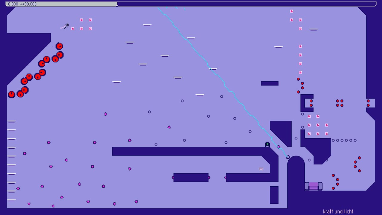 N++ | Race Column 03 — All-Gold (Solo Ninja, No Respawns, "You Suck" Disabled)