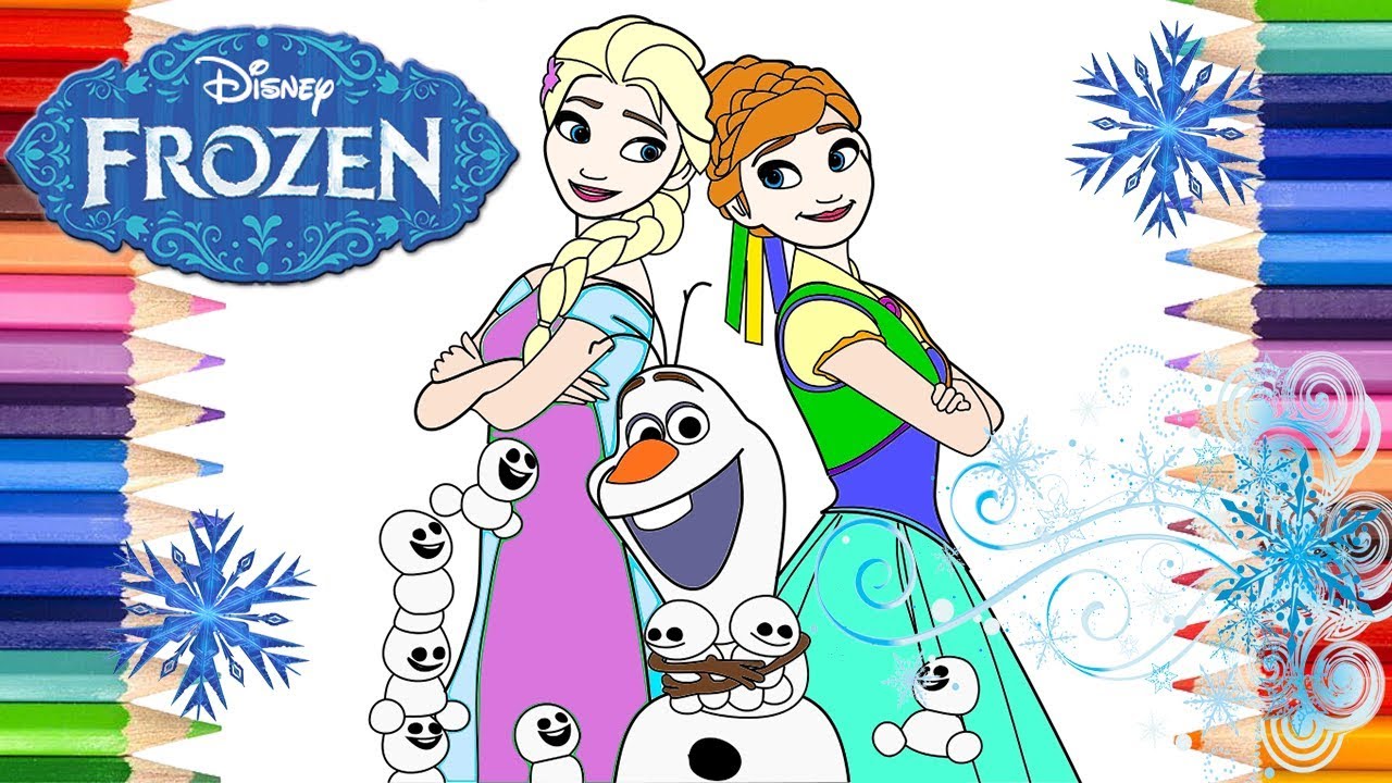 elsa and olaf coloring pages jpg