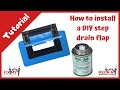 How to install a DIY step drain flap - Bounce House Tutorial