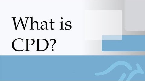 What is CPD?