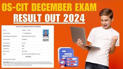 OS-CIT December Exam Result Out || Check your result II Ama Computer Academy ll