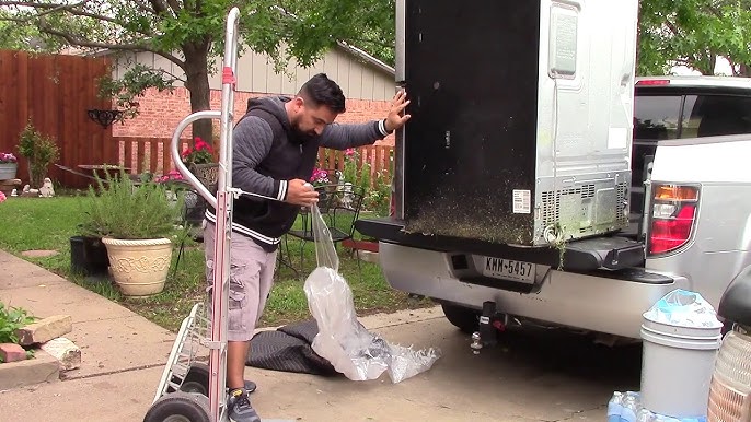 How to Move a Fridge without a Dolly 