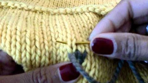 Duplicate Stitch Video