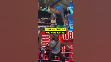💪 Oleksandr Usyk & Daniel Dubois take part in an open workout #shorts