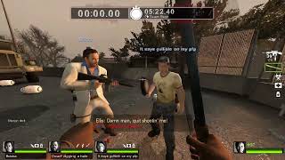 Nick screams at Ellis and walks away